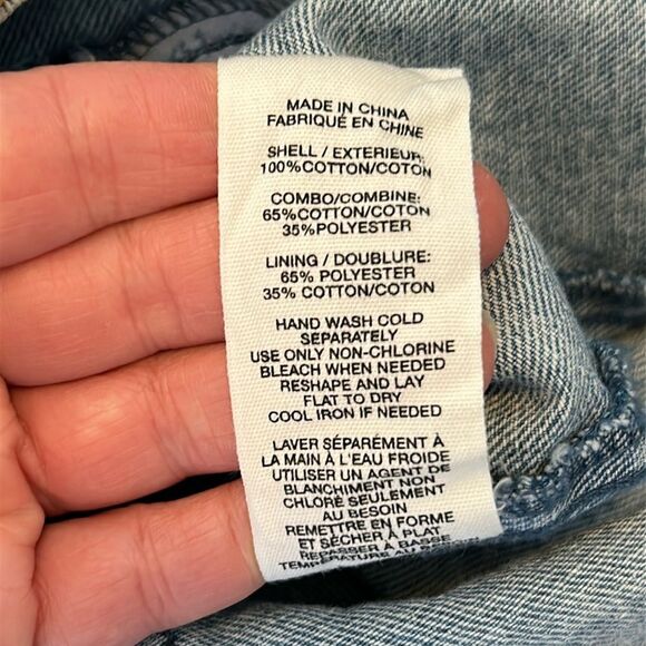 Anthropologie Avec Les Filles Floral Patchwork Denim Jacket Size XL - Picture 8 of 10